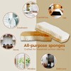 Loofah Dish Sponges Kitchen,Organic Natural Sponges for Dishes,Non Scratch Eco