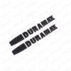 GM 2x Matte Black Allison Transmission Duramax Hood Emblem Badge