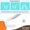 Cepillo de dientes ultrasónico en forma de U para adultos,