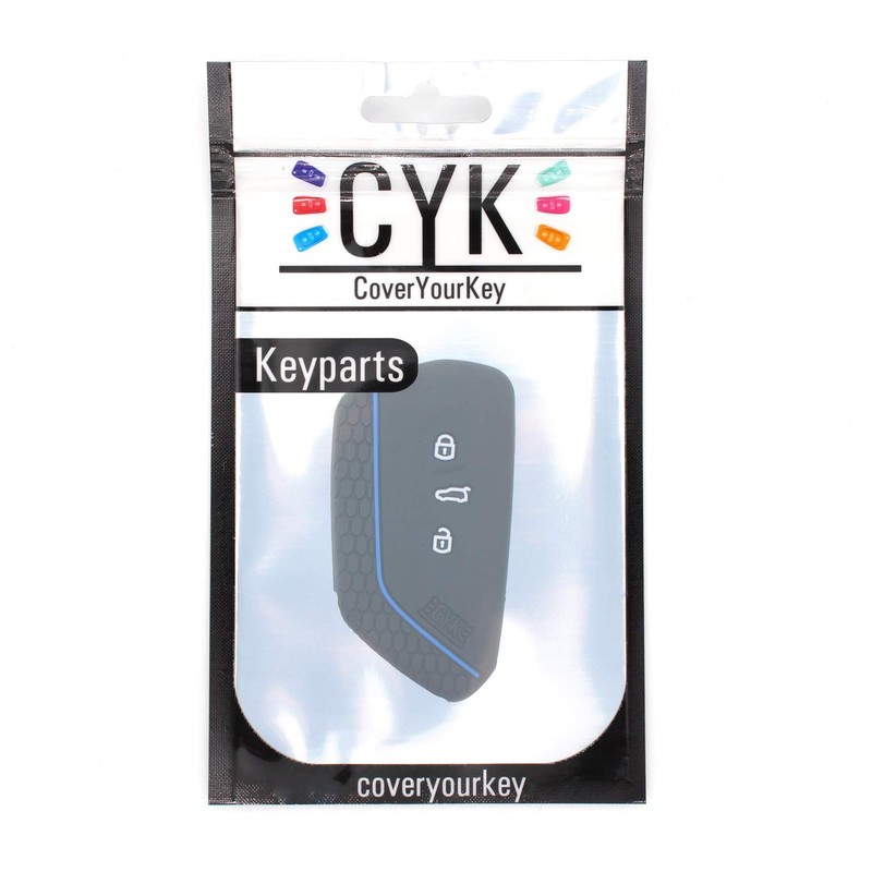 VF Key Case for 3-Button Car Key Silicon Cover Key