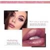 EUBUY lápiz Labial líquido, Mate a Brillo Diamante Brillante Brillo