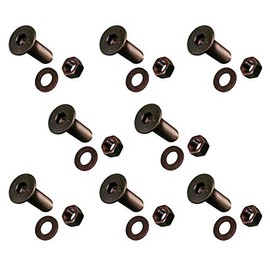 8 Cat/Bobcat Style Cutting Edge Bolts, Nuts, & Washers- 5/8 x 2 1/2", 159-2953