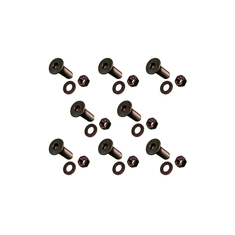 8 Cat/Bobcat Style Cutting Edge Bolts, Nuts, & Washers- 5/8
