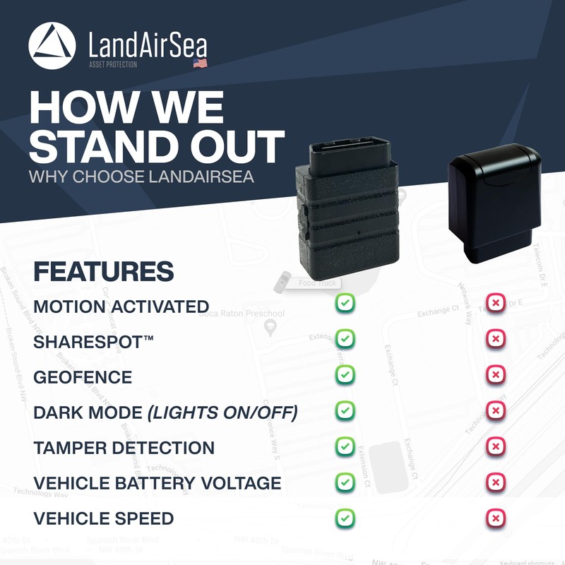 LandAirSea Sync GPS Tracker - 8.95 per month. Full Global