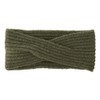 PIECES Pcjeslin Women's Wool Headband Noos Bc, Deep Lichen Green,
