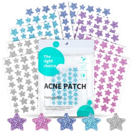 BUTBU Pack of 400 Star-Shaped Pimple Patch, Hydrocolloid Pimple Patch Invisible, Day & Night 2-in-1 Acne Plasters, with Salicylic Acid & Tea Tree Oil & Centella Asiatica, Waterproof, Breathable, 5