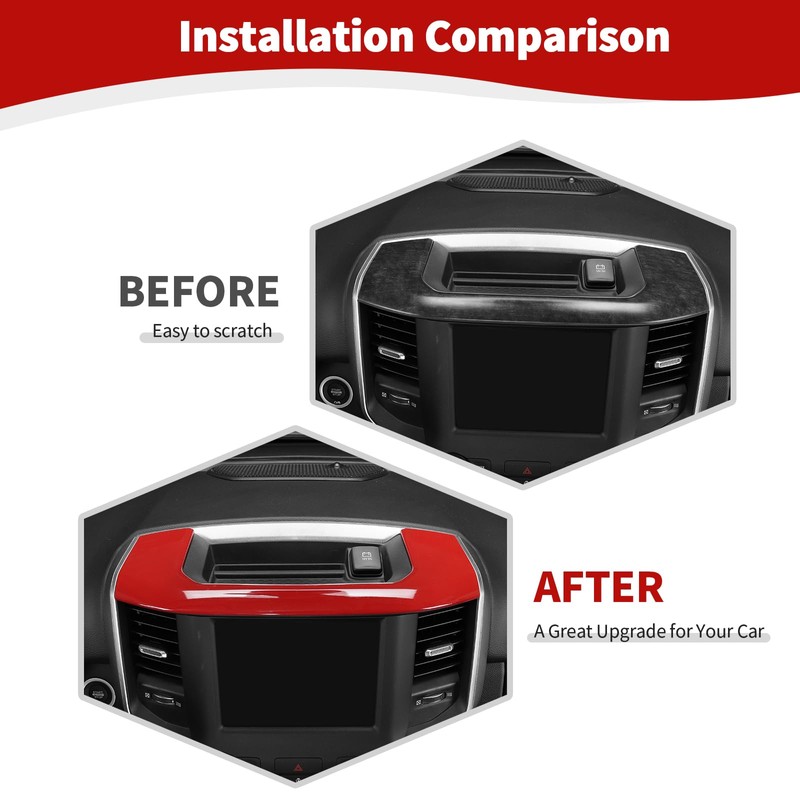 JOSHELA for RAM Center Dashboard Storage Bin Trim Cover Fit