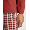 CALIDA Relax Imprint Men's Short Pyjamas 100% Cotton, Ochre Red
