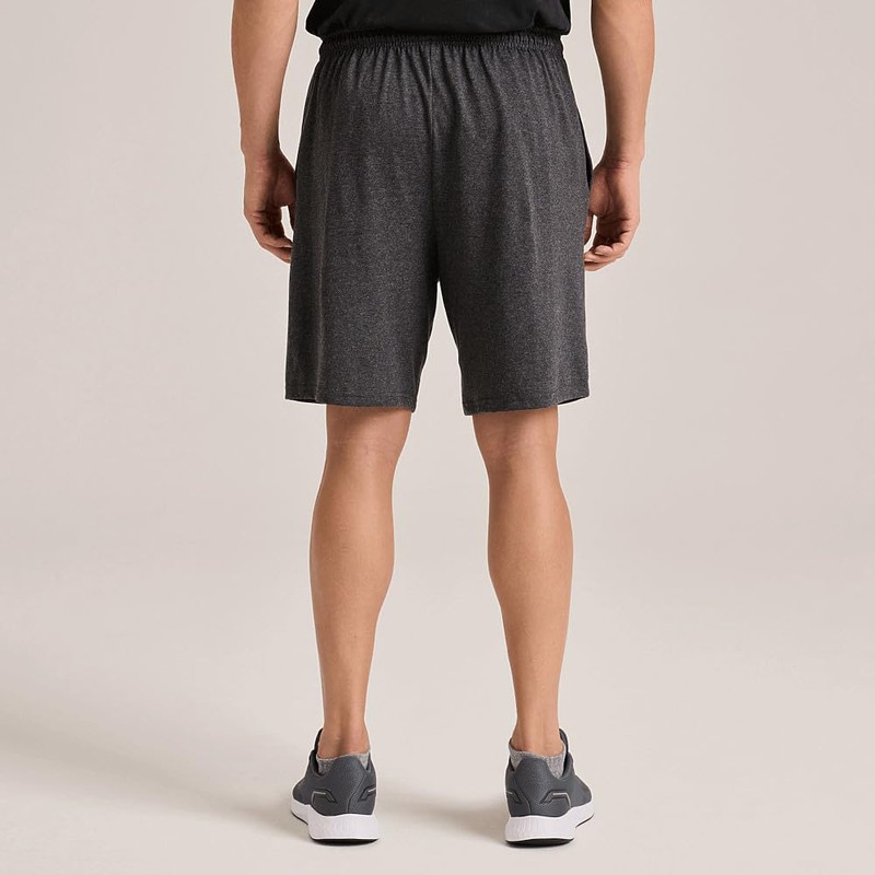 Soffe Short clásico de algodón con Bolsillo para Hombre, Carbón