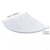 Jusmioke White Marble Corner Shower Shelf, 9 Inch Stone Corner