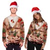 URAWESO Ugly Christmas Sweatshirt for Women Men Funny 3D Printed
