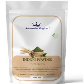Herbal Face Pack Powder | 100% Natural & Organic Skincare | For Glowing Skin, Acne Control, Anti-Aging | All Skin Types | (250g, Indigo)