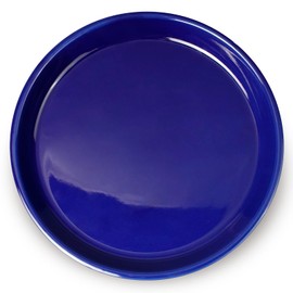 EPFamily Plant Pot Saucer 12 inch - Ceramic Plant Saucers for Indoors Outdoors Plant Drip Tray for Pots Plant Dish to Catch Water Large Flower Pot Saucer for Water Drainage Blue