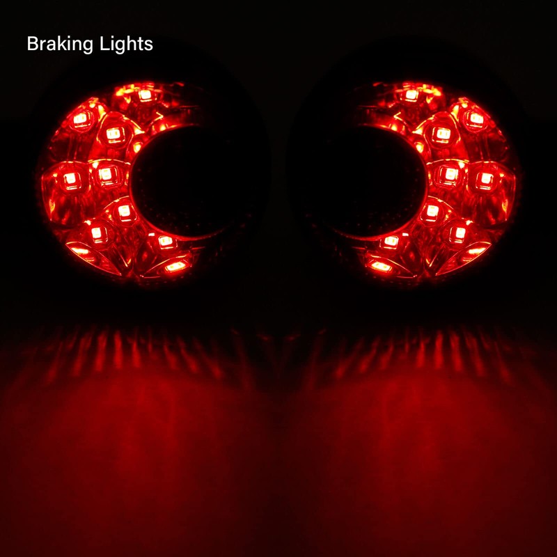 TCMT Rear Turn Signals Indicators LED Light Fit For Harley