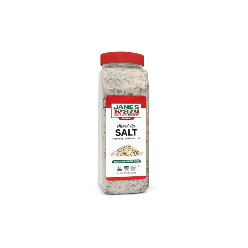 Jane's Krazy Original Mixed-Up Salt, 21 oz (Pack of 2)