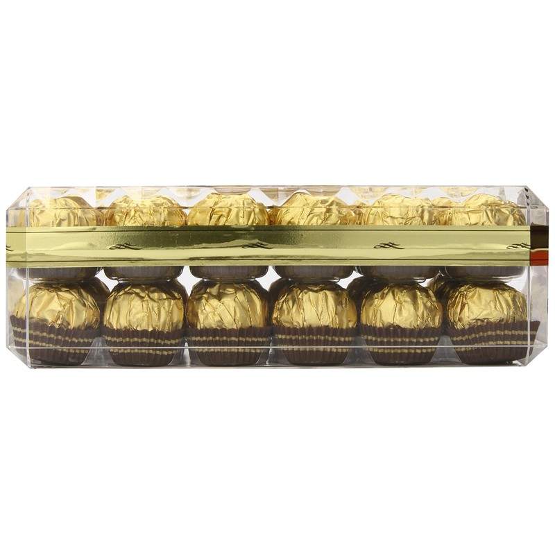 Ferrero Rocher Fine Hazelnut Chocolates, 48 Count Chocolate Gift Box,