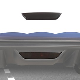 RT-TCZ Smoked Black Rear Fog Light Lamp Trim Cover Decoration Exterior Accessories for Ford Mustang 2018-2023