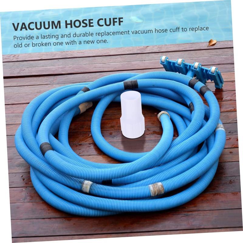 Sosoport Pool Hose Adapter Mm Stainless Throat Tube for Vacuum