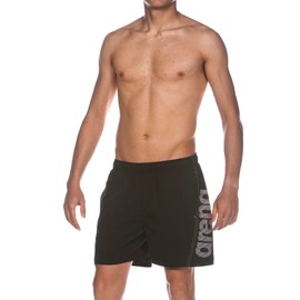 ARENA Men's Fundamentals Logo Boxer R Swim Trunks