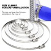 G-PLUS Silicone Radiator Coolant Hose Pipe Kit Clamps Compatible With