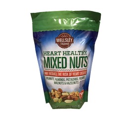 Wellsley Farms Heart Healthy Mixed Nuts, 21 Ounce (Pack of 2)