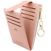 Favydov RFID Blocking Compact Slim Wallet for Women PU Leather