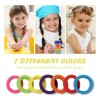 Bp- H 600 Ligas Donas Para El Cabello Chicas Multicolores
