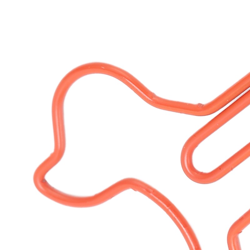 100PCS Paper Clips Cute Cartoon Irregular Shape Paper Clip for