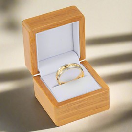 Willis Judd 7mm Titanium Ring for Men Engraved Forever Together In Wooden Gift Box Wedding Band Ring Mens Engagement Ring Groove Promise Ring Comfort Fit Size T