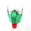 Neoprene Puppy Face Muzzle Dog Hood Mask Play Hoods Green