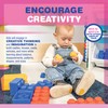 UNiPLAY Plump Soft Building Blocks - 24-Piece Jumbo Stacking Multicolor