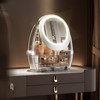 Sooyee Makeup Organizer,Make Up Organizer Stands,Acrylic Makeup Storage 10 Makeup