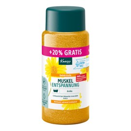 Kneipp Bath Crystals Muscle Relaxation Special Size with Natural Deep Salt and with Extract of Arnica and Essential Oils from Cabreuva, Rosemary and Pinus Species, Limited Edition, 720 g