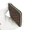 Indenya 1008-21-008 F Coin Purse, Deer Leather, Black Background x