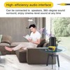M24 Mini Portable Projector Multifunction 360 Degree Surround Sound Home