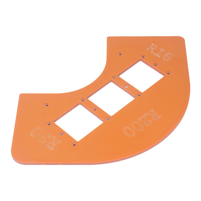 Radius Jig Router Template R15 R30 R100 R200 Woodworking Corner
