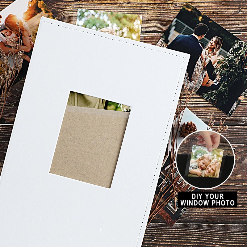 Ywlake Photo Album 10 x 15 300 cm Leather Fabric
