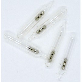 Drop Zone Baits 100 Count Glass Rattles Worm/Jig/Fly 3 MM x 18 MM Ship from Ohio (3mm x 18mm)