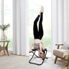 Jiabailie Yoga Inversion Chair,Foldable Yoga Headstand Bench,Headstand Trainer w/PU Pads,Headstand