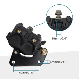 GOOFIT Rear Brake Caliper Assembly Alloy Rear Hydraulic Brake Seal kit for Quad Dirt Bike ATV 100cc 125CC Motorcycle Engine