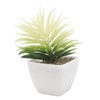 6PCS Potted Artificial Succulents Artificial Plants in Pots Plastic Fake