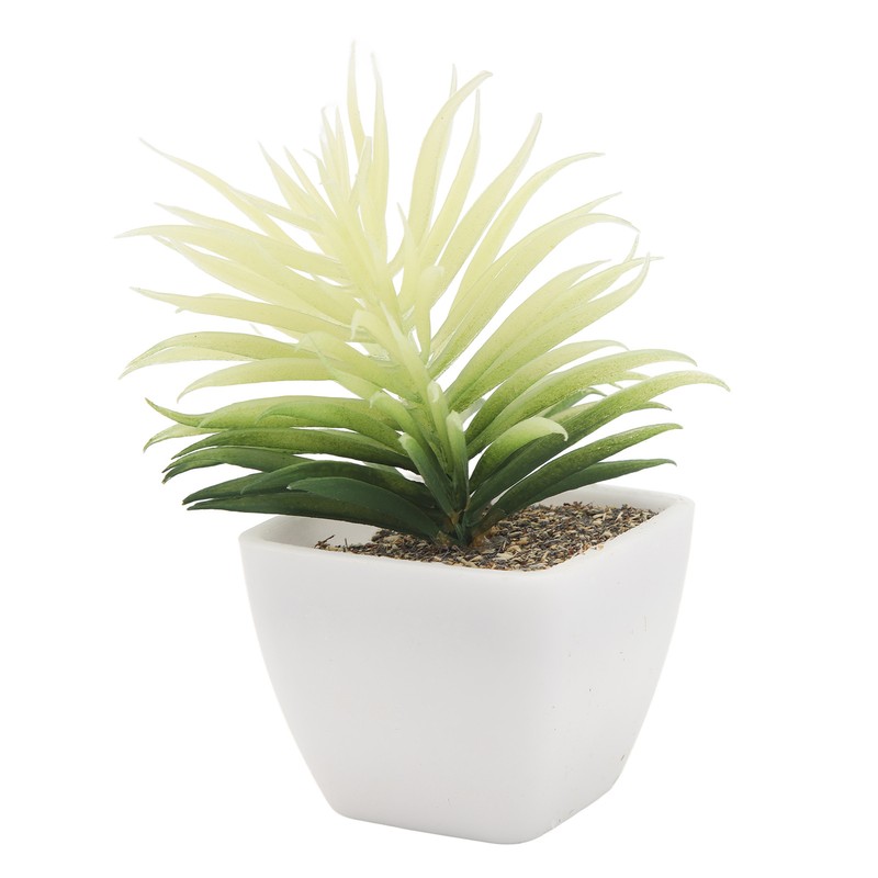 6PCS Potted Artificial Succulents Artificial Plants in Pots Plastic Fake