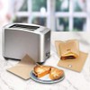 Toaster Bags, 10pcs Reusable Non-Stick Sandwich Toaster Bags Washable Heat