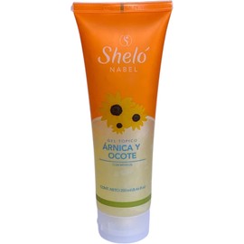 Sheló Nabel Gel Tópico de Árnica y Ocote con Mentol, Extractos Naturales, 250 ml