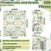 Spiareal 120 Pcs Greenery Paper Napkins 3 Ply Disposable Hand