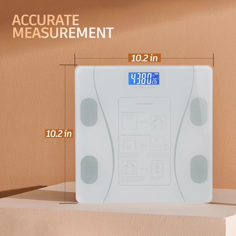 Smart Digital Bathroom Scale for BMI Highly Accurate Body Fat