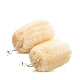 Waritex Premium Natural Egyptian Loofah Sponges, Made from 100% Natural Organic Material, Gentle Skin Exfoliation, and Full-Body Spa Experience – Eco-Friendly Loofah 2 Count (1 Pack)