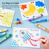 Shuttle Art Dot Markers, 10 Colors Washable Markers for Toddlers,Bingo