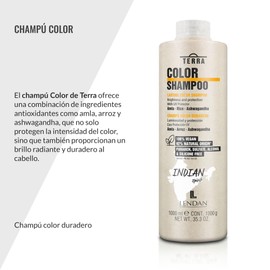 Lendan - Colored Hair Shampoo - Terra Color Shampoo - 1000 ml - Prevents Color Oxidation and Prolongs Its Duration - Adds Brightness and Protection - Strengthens Hair - Shiny Hair - Vegan