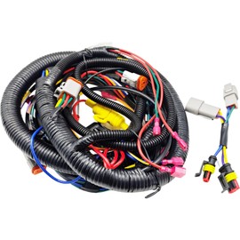 SPJIUQI 103850301 Golf Cart Main Harness Control Wiring Harness with Mcor 2 & 4 Adapter Compatible with Club Car Precedent 2012-2014 Electric Vehicles for Club Car Precedent 1515-5201 48V Controller
